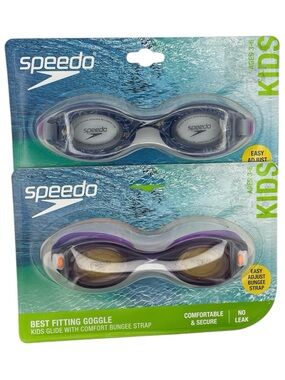 Speedo kids swim goggles size 3-6 (2pack)